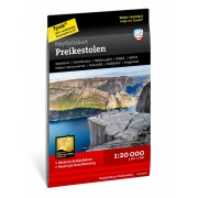 Preikestolen Högfjällskarta Calazo